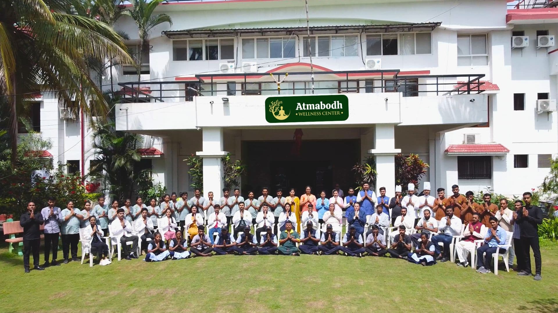 Atmabodh Wellness team and campus